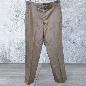 Vintage Massey's Swagger  *RARE* brown plaid trousers no tags (see measu…
